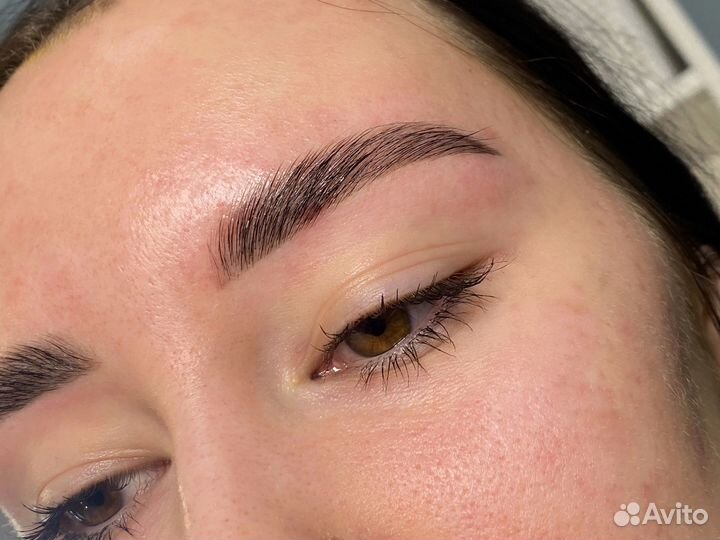 Брови, ламинирование ресниц, окрашивание ресниц