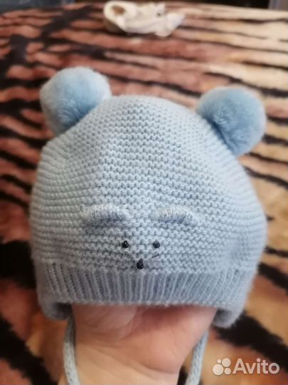 Шапка для новорожденного