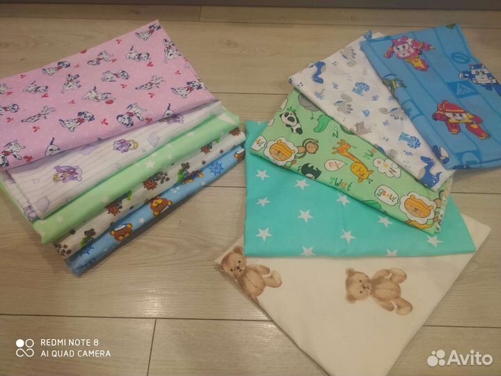Пеленки новые фланель, ситец, муслин, трикотаж