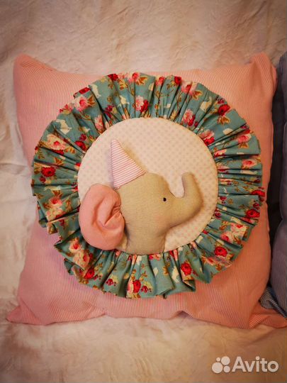 Подушки в детскую в стиле тильда