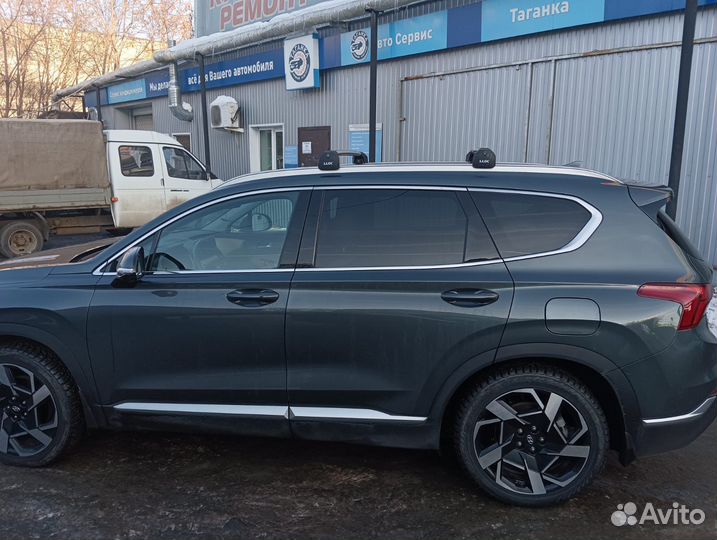 Багажник на крышу hyundai santa fe