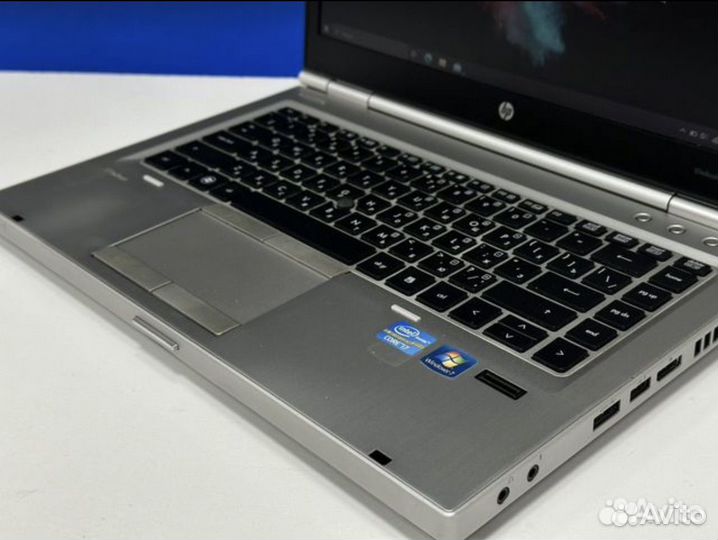 Шустрый HP EliteBook Core i7 8G озу SSD256g Металл