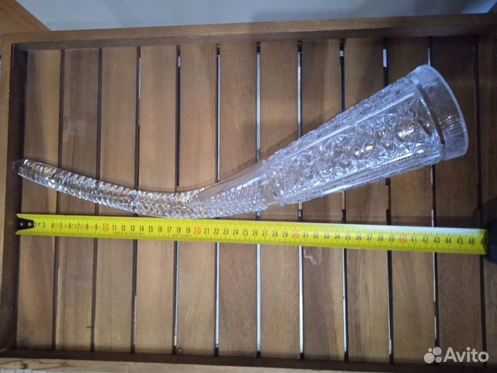 Рог хрустальный, набор 