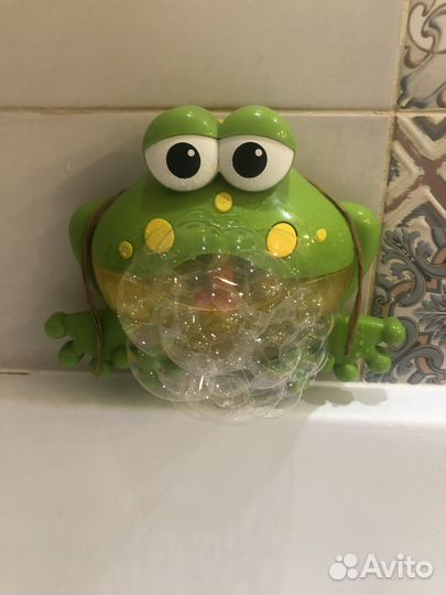 Лягушка для создания мыльных пузырей