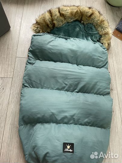 Зимний конверт в коляску