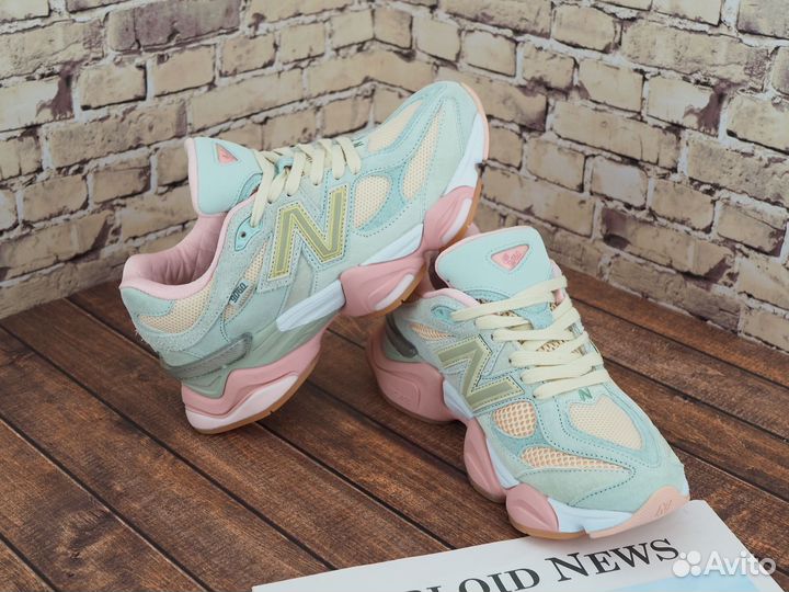 Кроссовки унисекс New balance 9060 розовые 37 45