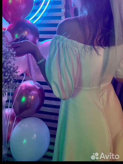 Белое платье на роспись 42, 46