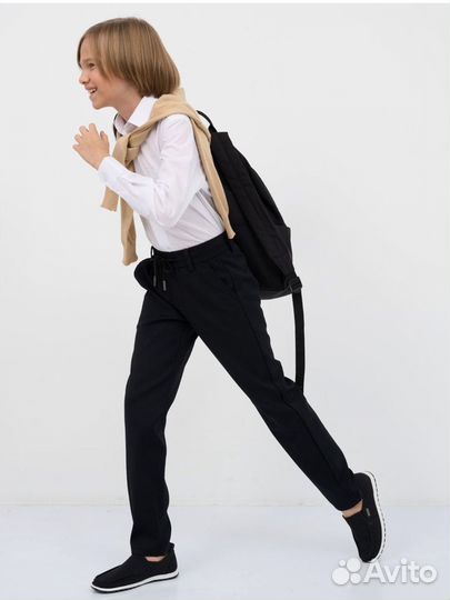 Брюки школьные на резинке джоггеры 152-158 новые