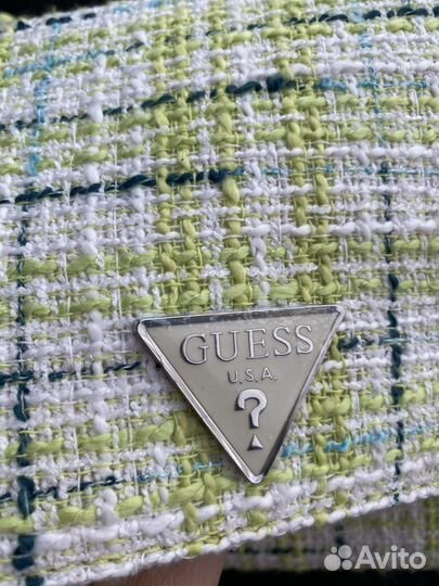 Сумка guess твидовая
