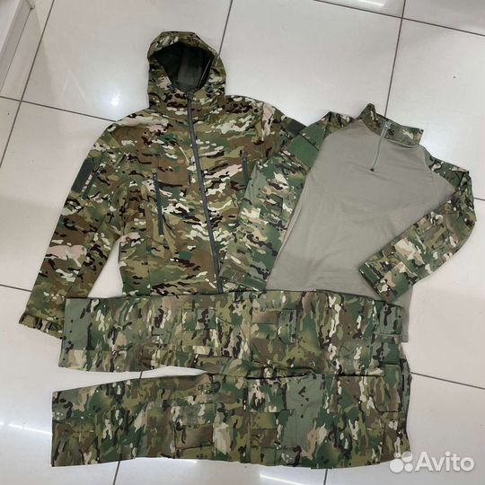 Тактический боевой комплект рубаха, штаны, куртка