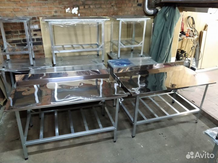 Изготовление столов из нержавеющей стали