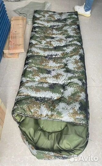 Спальный мешок зимний с подголовником -45С
