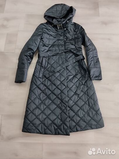 Стеганое пальто весна-осень