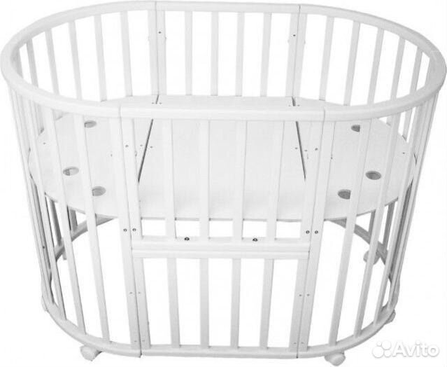 Детская кроватка с маятником 7в1