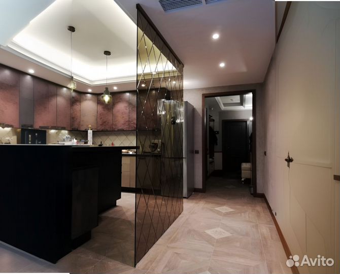 Стеклянная перегородка для душа