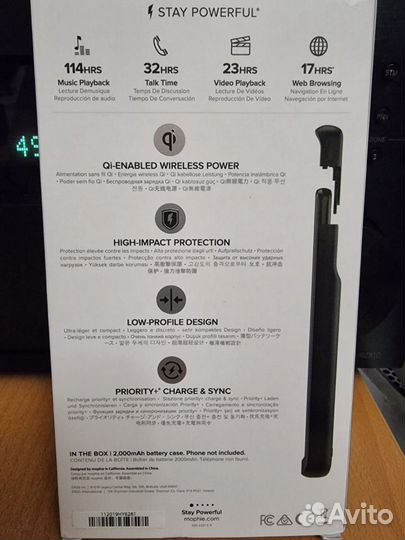 Новые USA чехол для iPhone XS Max с аккум 2,200mAh