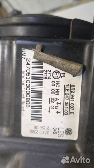 Фара (передняя) Volkswagen Polo, 2010