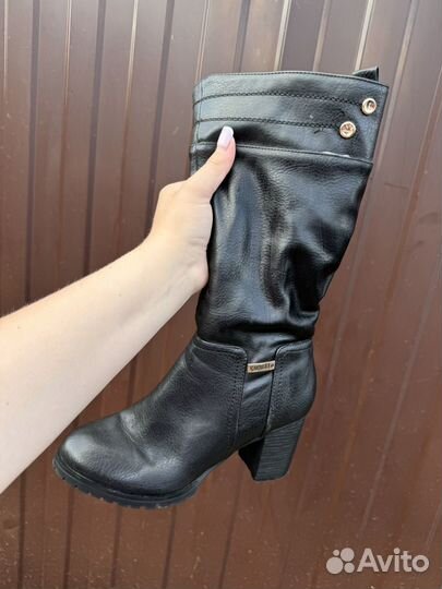 Сапоги зимние натуральная кожа