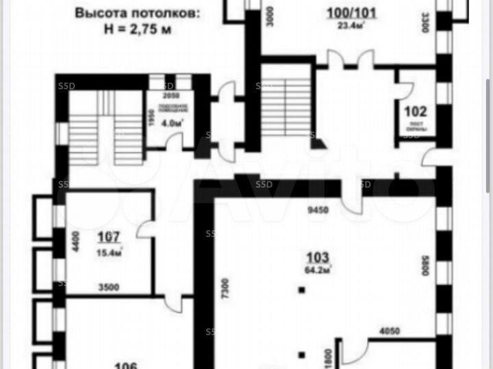 Продам офисное помещение, 898 м²