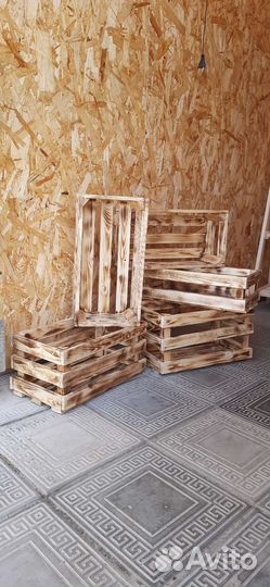 Декоративные деревянные ящики