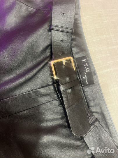 Брюки кожаные 46/48