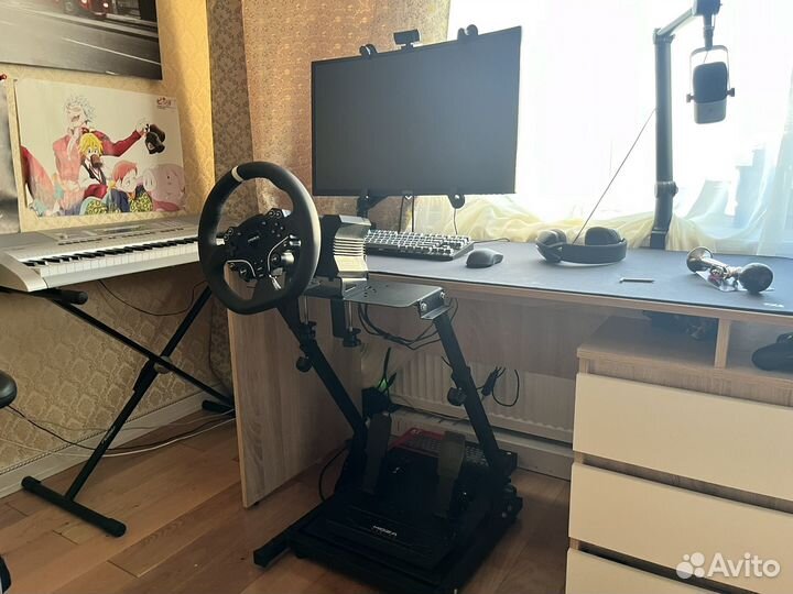 Стойка для игрового руля М86