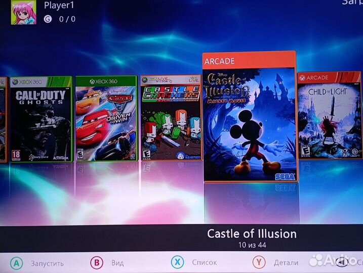 Xbox 360 + 104 игры