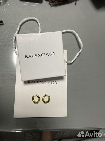 Серьги balenciaga