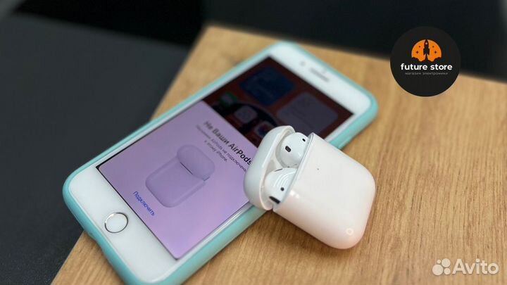 AirPods 2 (гарантия+чехол)