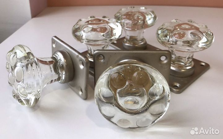 Ручки дверные стеклянные СССР