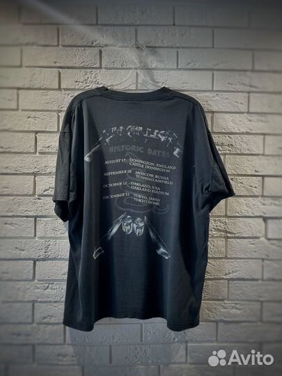 Metallica Тушино 1991 футболка