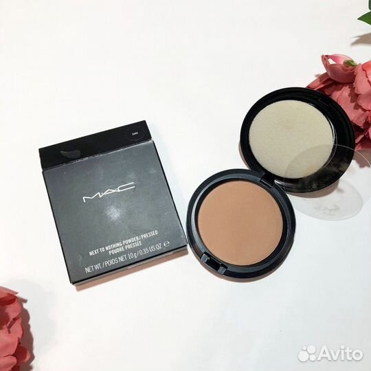MAC Next To Nothing Powder Pressed dark