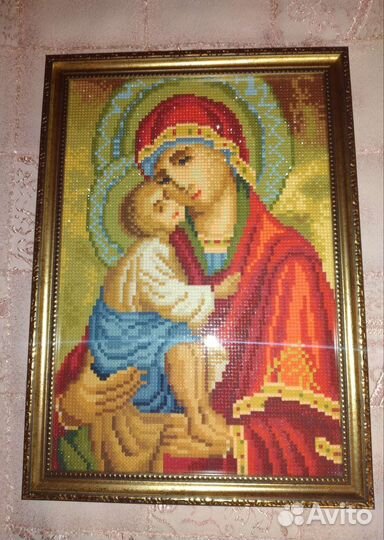 Икона алмазная мозайка