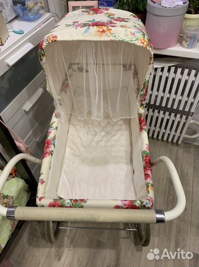 Ретро Коляска Geoby C605 Lux 2 в 1