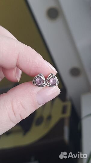 Серьги серебро