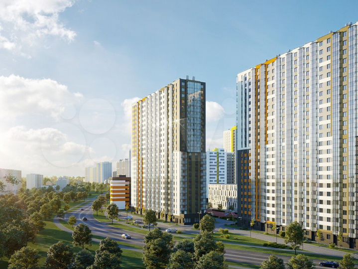 1-к. квартира, 30,1 м², 20/24 эт.