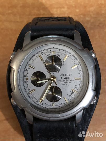 Часы Citizen chronograph alarm 6850 Titanium