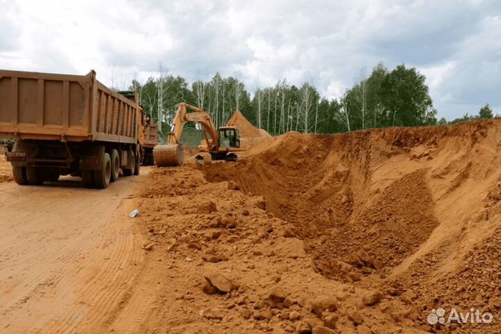 Песок строительный с доставкой