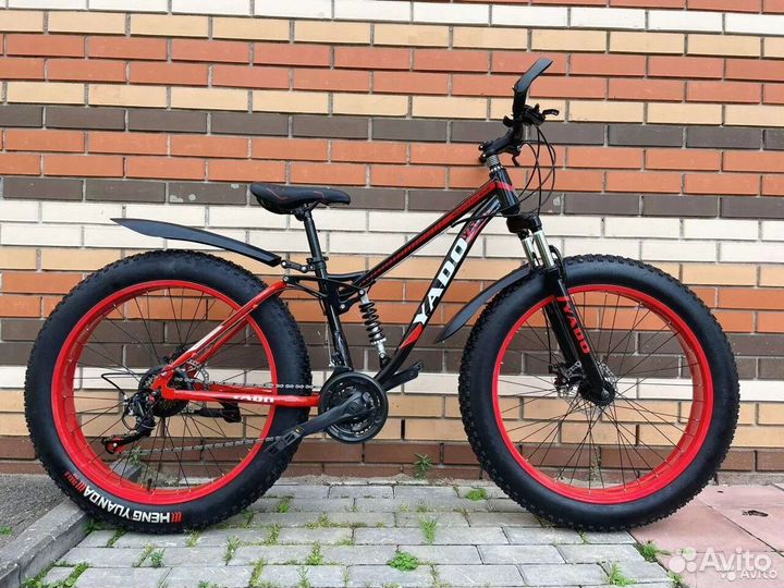 Фетбайк новый чёрно-красный