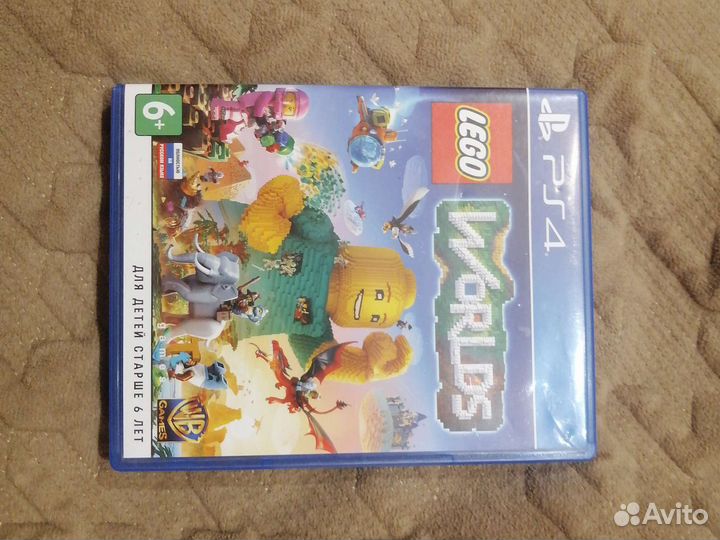 Диск для ps4 lego worlds