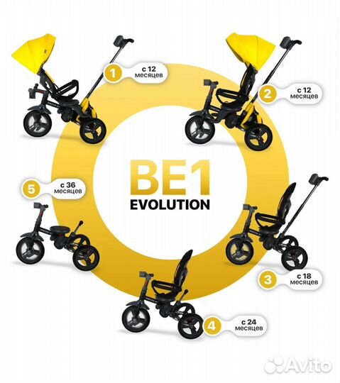 Детский трехколесный велосипед nuovita