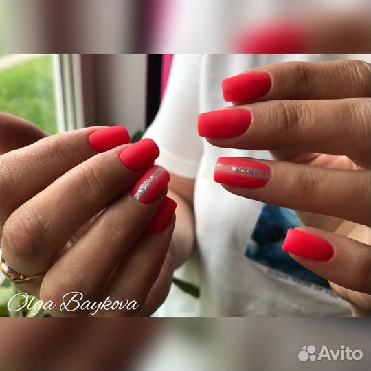 Маникюр+покрытие гель лаком,педикюр