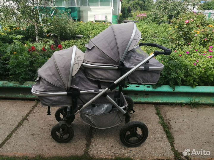 Коляска для двойни 2 в 1 Viki или погодок