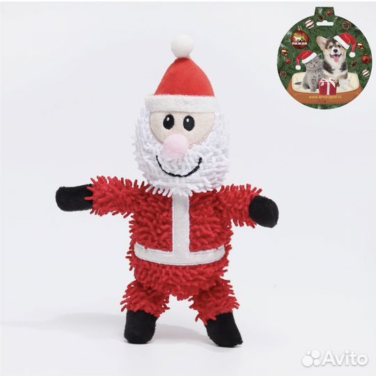 Мягкие игрушки для собак, новогодняя серия, в асс