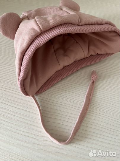 Шапочка для девочки, новорожденной