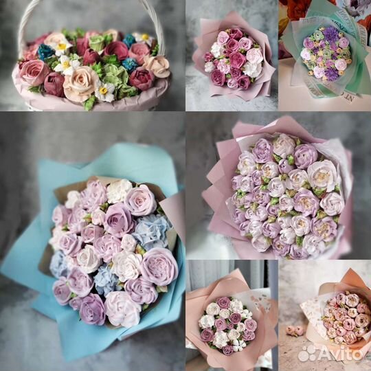 Зефирный букет на День учителя и воспитателя