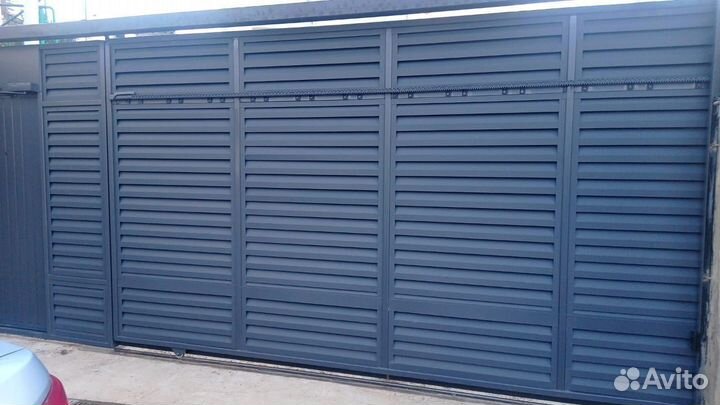 Забор жалюзи под ключ