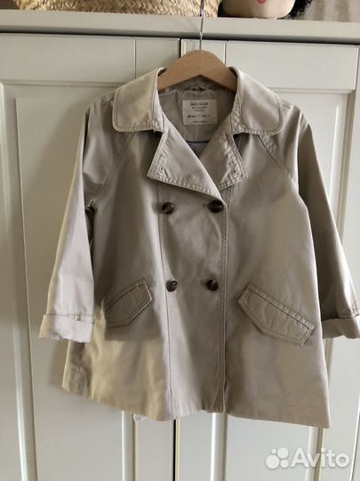 Плащ для девочки zara 116