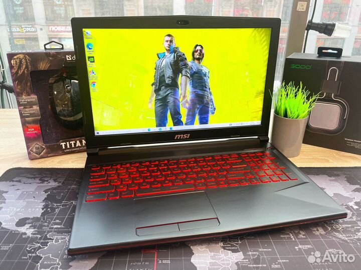 Ноутбук MSI GeForce GTX 1050