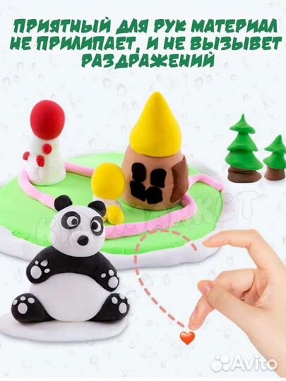 Воздушный пластилин 36 цветов